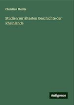 Studien zur ältesten Geschichte der Rheinlande