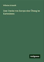 Zum Umriss von Europa eine Übung im Kartenlesen