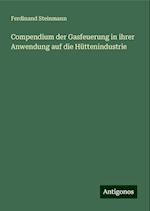 Compendium der Gasfeuerung in ihrer Anwendung auf die Hüttenindustrie