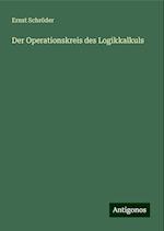 Der Operationskreis des Logikkalkuls