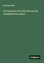 Die Geschichte der Viola Alta und die Grundsätze ihres Baues