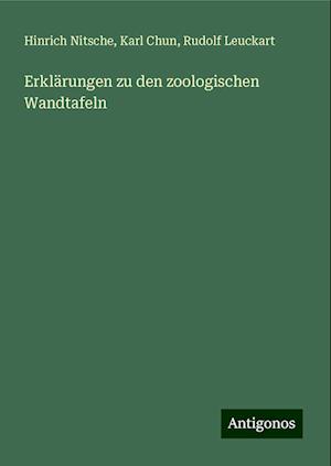 Erklärungen zu den zoologischen Wandtafeln