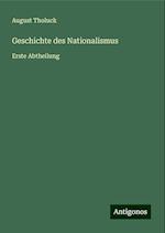 Geschichte des Nationalismus