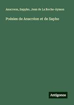 Poésies de Anacréon et de Sapho