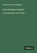 Cours de langue française