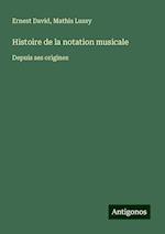 Histoire de la notation musicale