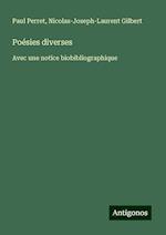 Poésies diverses