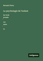 La psychologie de l'enfant