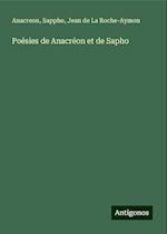 Poésies de Anacréon et de Sapho