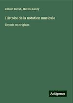 Histoire de la notation musicale