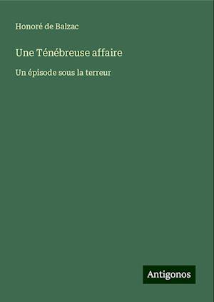 Une Ténébreuse affaire