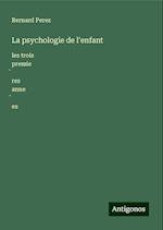 La psychologie de l'enfant