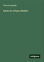 Essais de critique idéaliste