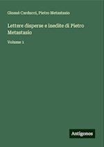 Lettere disperse e inedite di Pietro Metastasio