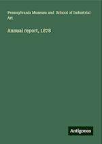 Annual report, 1878