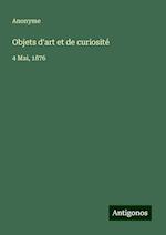 Objets d'art et de curiosité