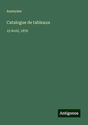 Catalogue de tableaux