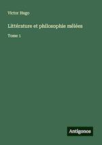 Littérature et philosophie mêlées