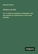 Histoire du lied