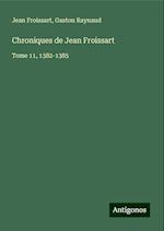 Chroniques de Jean Froissart