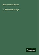 Is life worth living?