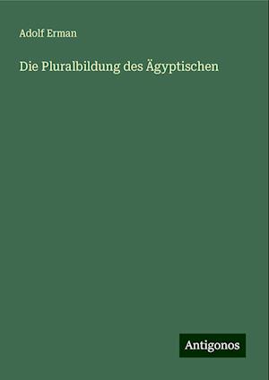 Die Pluralbildung des Ägyptischen