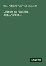 Lehrbuch der römischen Rechtsgeschichte