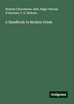 A Handbook to Modern Greek