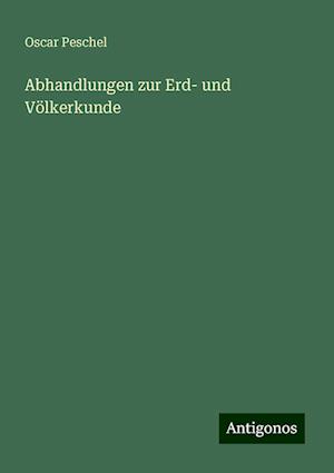 Abhandlungen zur Erd- und Völkerkunde