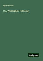 C.A. Wunderlich: Nekrolog