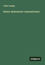 Muster altdeutscher Leinenstickerei