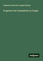 Programm des Gymnasiums zu Torgau