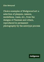 Choice examples of Wedgwood art: a selection of plaques, cameos, medallions, vases, etc., from the designs of Flaxman and others, reproduced in permanent photography by the autotype process