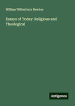 Essays of Today: Religious and Theological