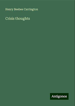 Crisis thoughts