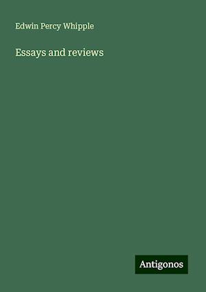 Essays and reviews