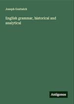 English grammar, historical and analytical