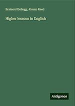 Higher lessons in English