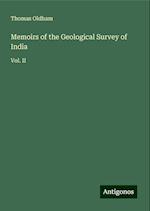 Memoirs of the Geological Survey of India