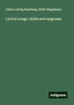 Lyrical songs, idylls and epigrams