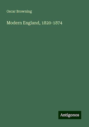 Modern England, 1820-1874