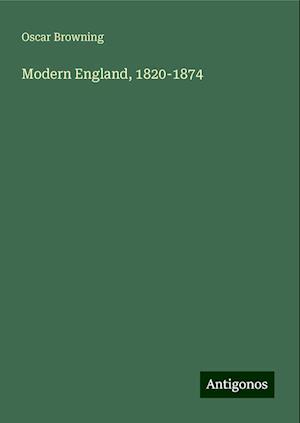 Modern England, 1820-1874