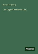 Last Days of Immanuel Kant