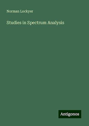 Studies in Spectrum Analysis