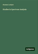 Studies in Spectrum Analysis