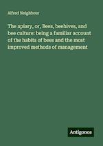 The apiary, or, Bees, beehives, and bee culture: being a familiar account of the habits of bees and the most improved methods of management