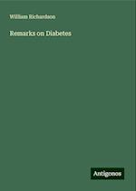 Remarks on Diabetes