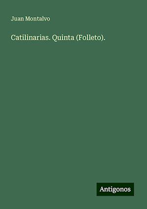 Catilinarias. Quinta (Folleto).