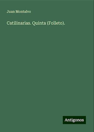 Catilinarias. Quinta (Folleto).