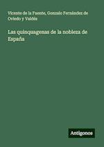 Las quinquagenas de la nobleza de España